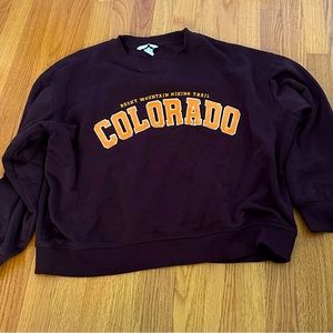 Large H&M Brown Crewneck